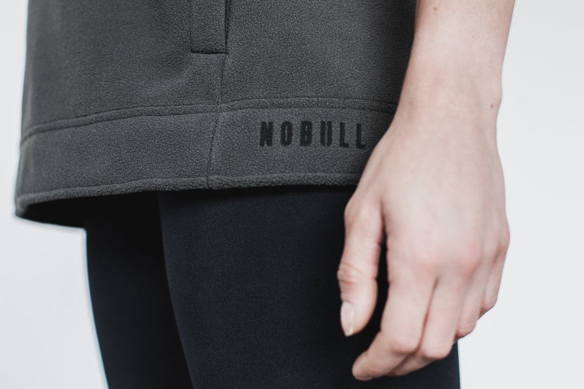 Nobull Arctic Sleeveless Cowl Women's Sweatshirts Dark Grey | Australia (PY3564)